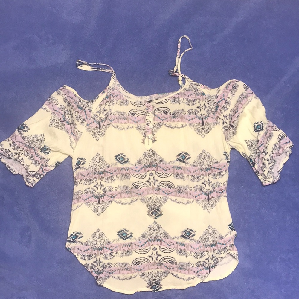 Shyanne Cold Shoulder Boho Top